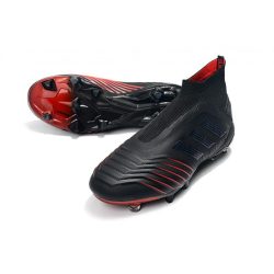 adidas Archetic Predator 19+ FG Zapatos - Negro Rojo_6.jpg